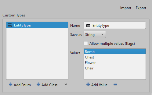 EntityType enum in Tiled UI